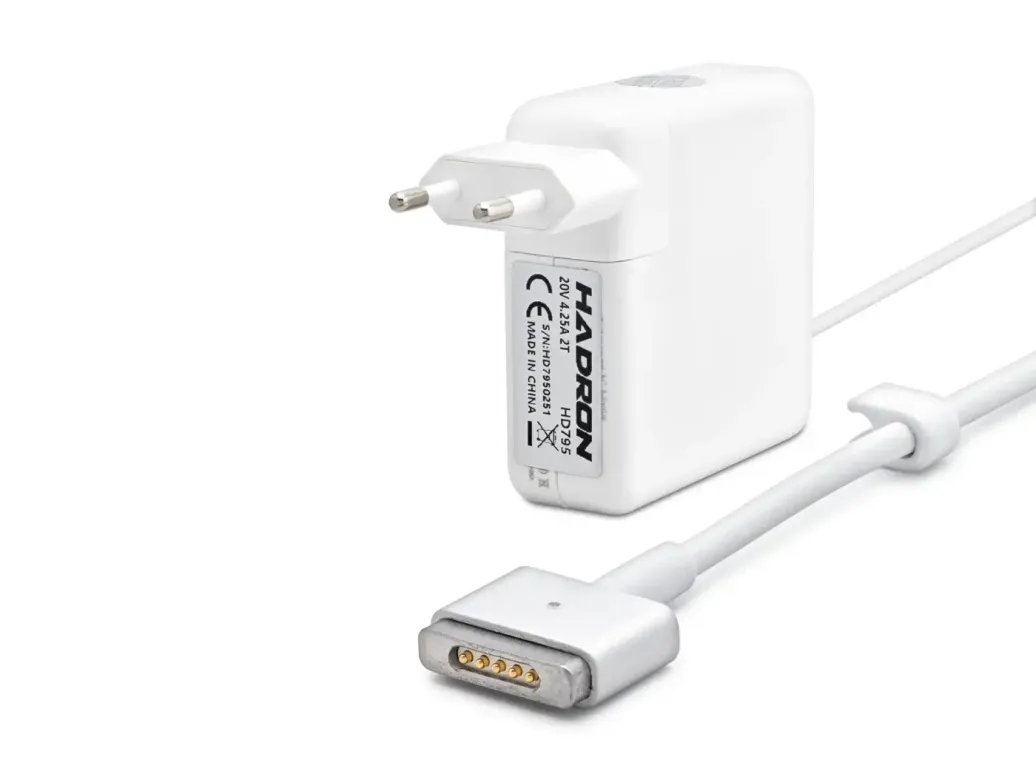 20V 4.25A 85W Laptop Adaptörü - T Tip - Macbook Uyumlu - Beyaz HD795