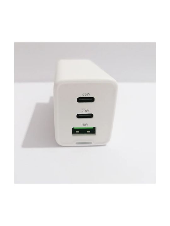 20Watt, Pd3.0 + Qc3.0, 1Xusb-A 1Xusb-C Çıkışlı Duvar Şarj Aleti