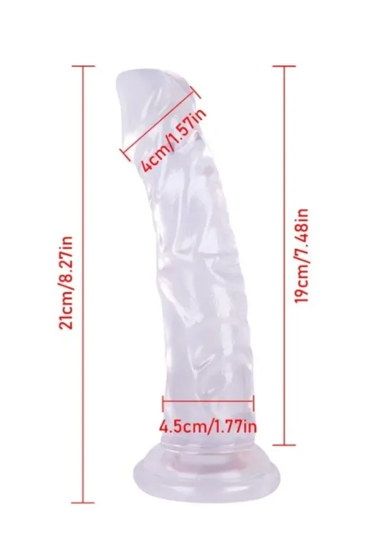 21Cm Beyaz Dildo No:77