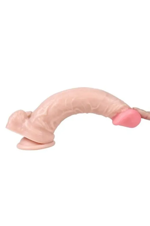 22 Cm Belden Bağlamalı Realistik Vantuzlu Dildo Penis
