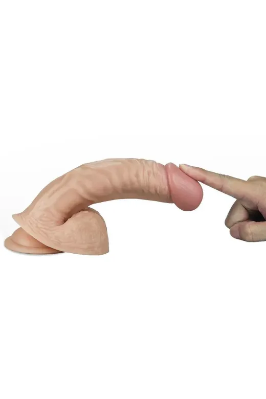 22 Cm Eğik Realistik Penis