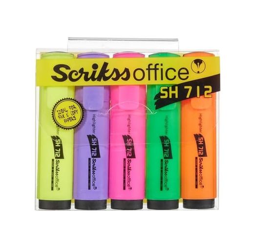 222 Concept 57855210120814180184975 Office Sh712 Fosforlu Kalem 5&apos Li Blister Paket Karışık Renk 103 Ivory