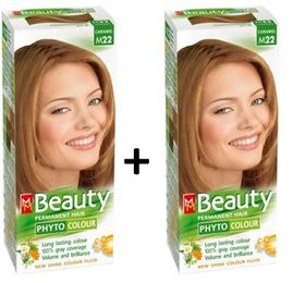 22234466 Mm Beauty Bitksel Saç Boyası Açık Kumral,karamel - M22 - 2 Adet (464063485) M22 Açık Kumral Karamel