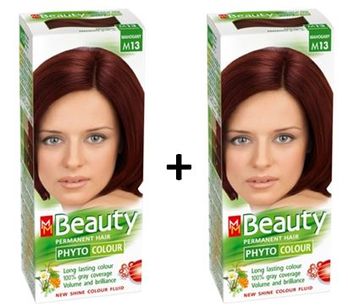 22234488 Mm Beauty Bitkisel Saç Boyası Koyu Kızıl M13  - 2 Adet (464063493) M13 Koyu Kızıl