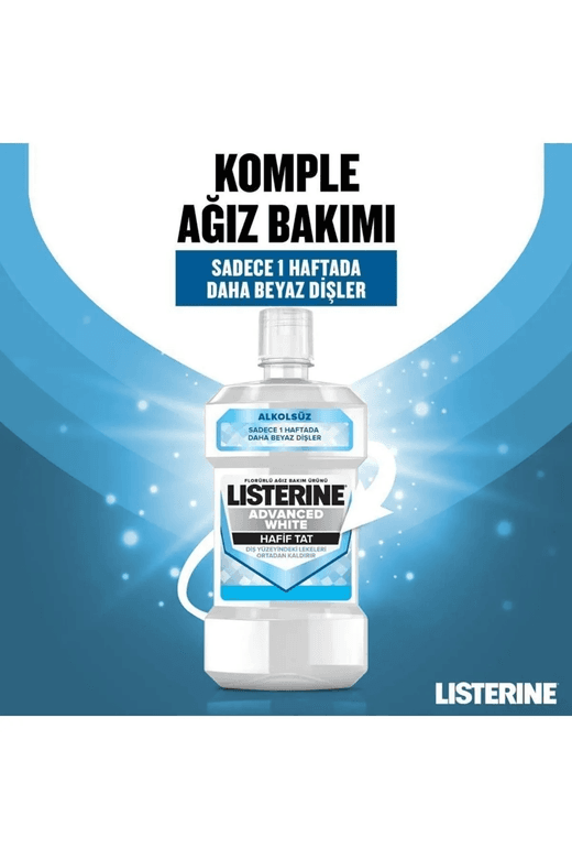 23091996 Listerine Ağız Gargarası Advanced White 500 Ml X2