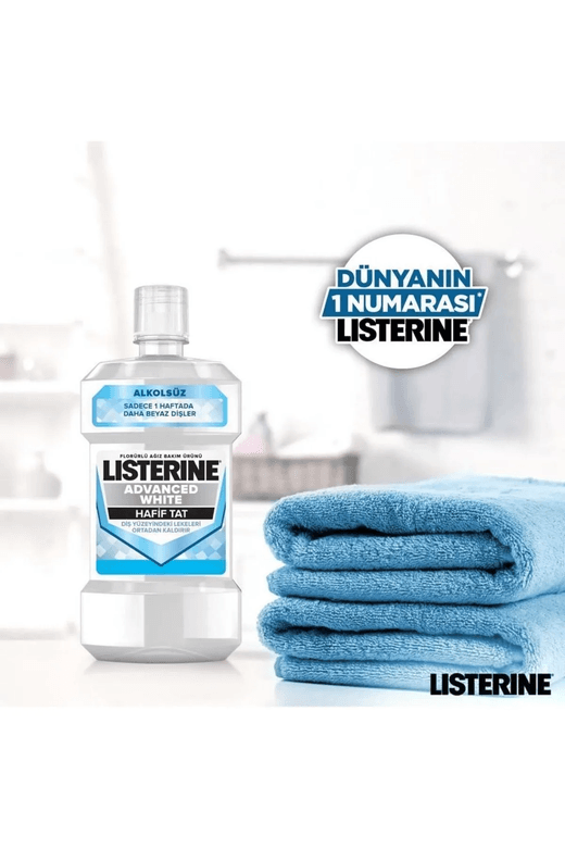 23091996 Listerine Ağız Gargarası Advanced White 500 Ml X2