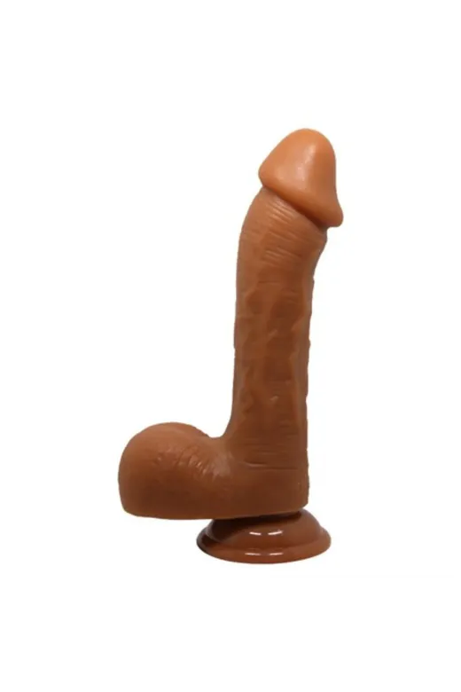 23,5 Cm Realistik Vantuzlu Melez Dildo Penis