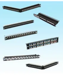 24 Port Keystone Jack UTP Çapraz Panel B