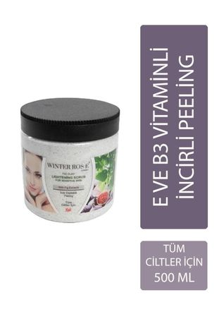 2442023 Winter Rose İncir Ekstraktlı Kumlu Maske Peeling-Yüz Maskesi Sivilce Karşıtı Gençlendirici Krem 500Gr