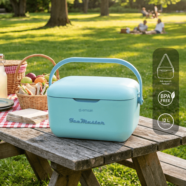 2.499 TL Emsan Ice Master Thermos Box 12 Litre Mavi