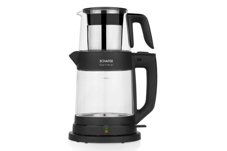 ₺2.499,00- Schafer Optimal Elektrikli Cam Çay Makinesi-Siyah