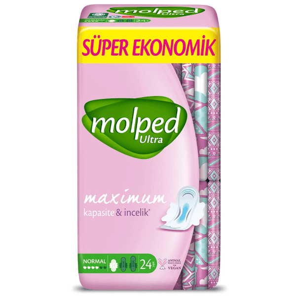 25041996 Molped Ultra Kuruluk Süper Ekonomik Normal Hijyenik Ped 24'lü X2