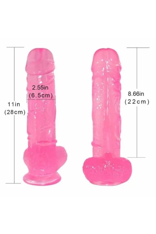 28Cm Pembe Realistik Dildo No:151