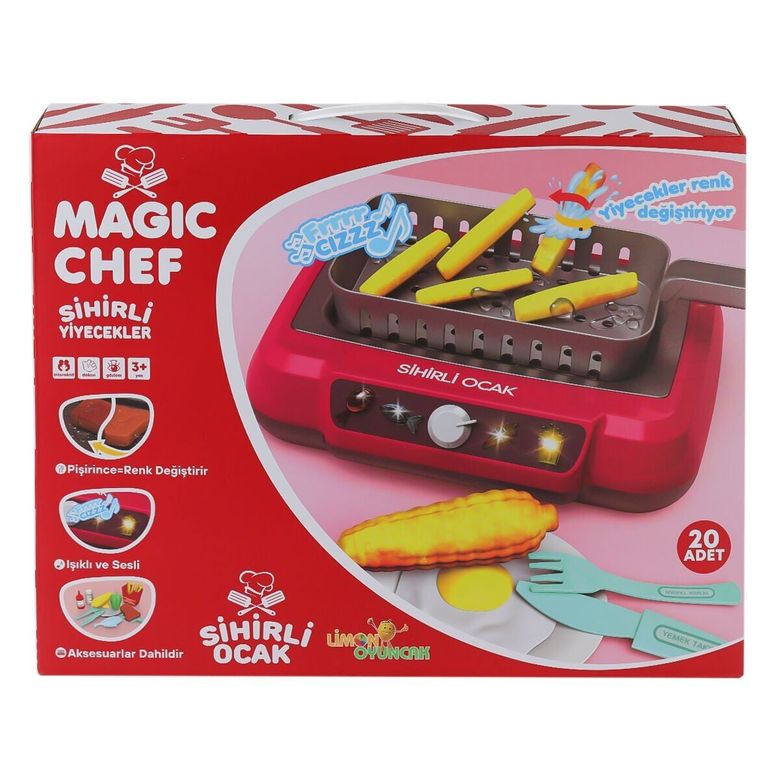 2A550 Magic Chef Barbekü ak Seti -Limon Oyuncak