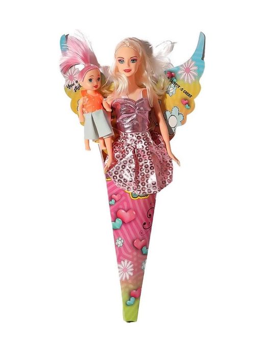 2Kids MEYXTOYD.02286-BLMY Mey İthalat 02286 Anlily Külahlı Yavrulu Bebek