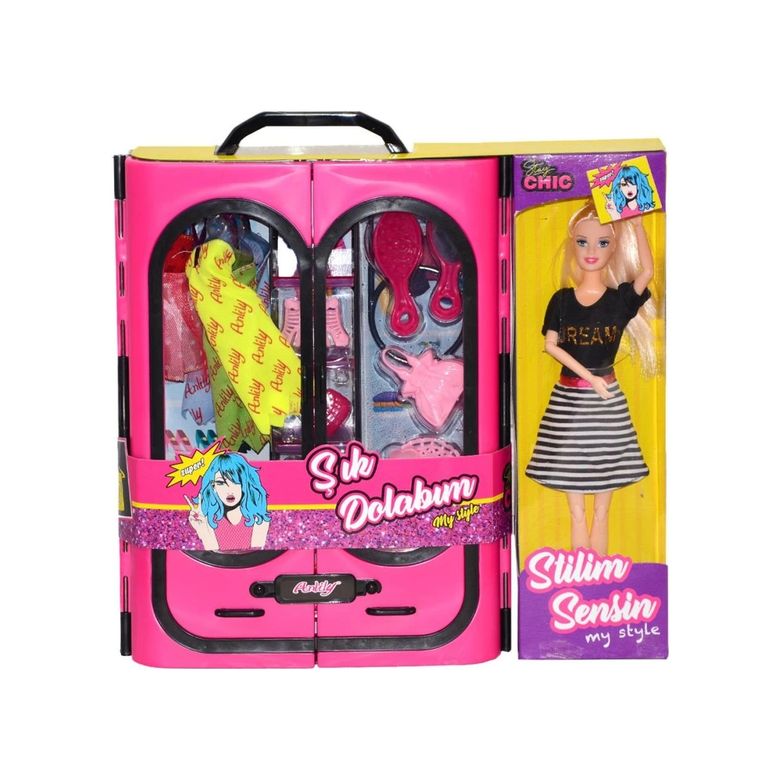 2Kids MEYXTOYD.02441-BLMY Mey İthalat 02441 Anlily Bebek Ve Elbise Dolabı