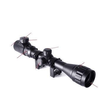 3-9x32AOEG Çift Işık Kırmızı Yeşil Kaynaklı Dürbünü