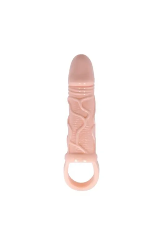 3 Cm Dolgu Uzatmalı Titreşimli Penis Kılıfı Prezervatif Vibratör