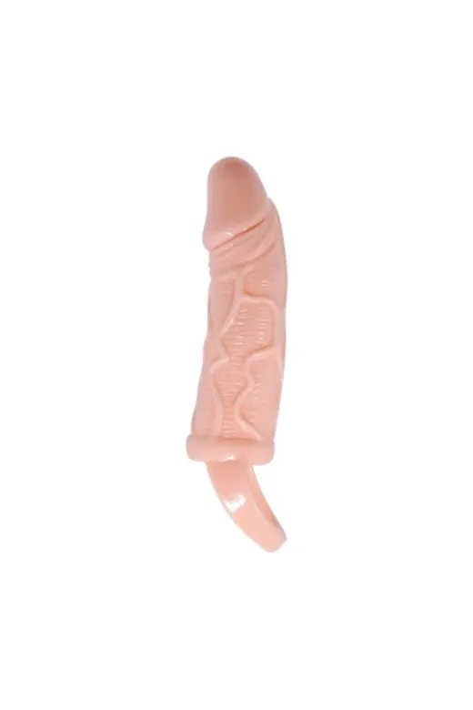 3 Cm Dolgu Uzatmalı Titreşimli Penis Kılıfı Prezervatif Vibratör