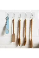 3 Paket Mutfak Banyo Kapı Askısı -5li Kendinden Yapışkanlı Güçlü Şeffaf Askılık