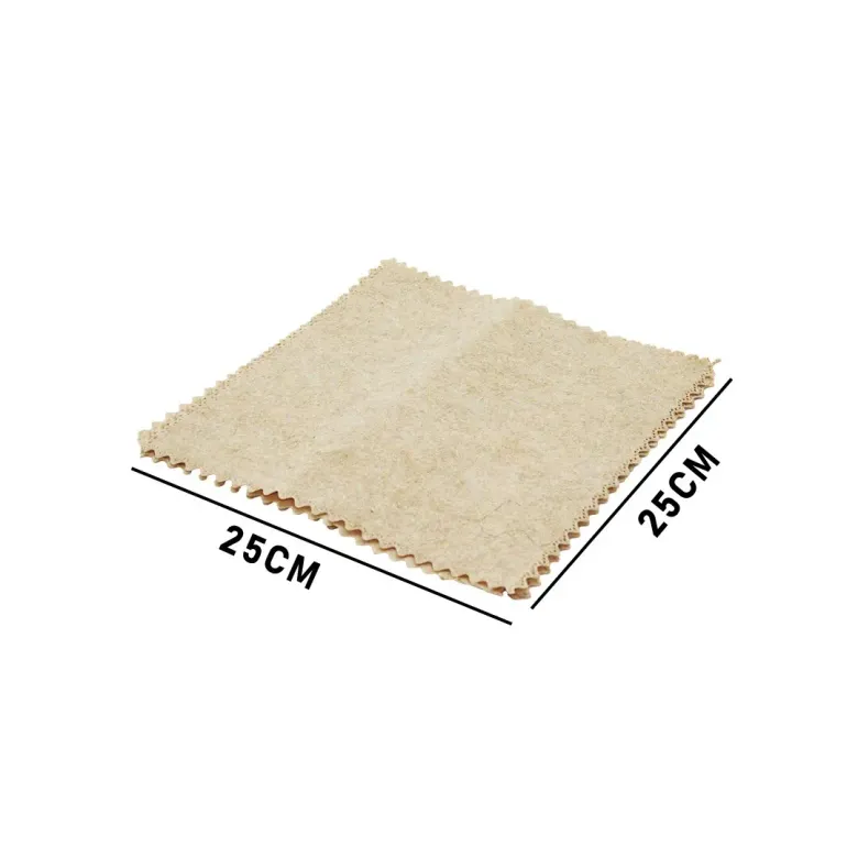 3 PCS 25X25CM YEŞİL LİF KABAK BİTİKİ ÜRETİMİ SAF DOĞAL TEMİZLİK BEZİ (4745)