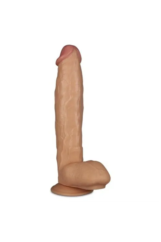 30 Cm Belden Bağlamalı Yeni Nesil Realistik Penis + Kemer + Kayganlaştırıcı Hediyeli