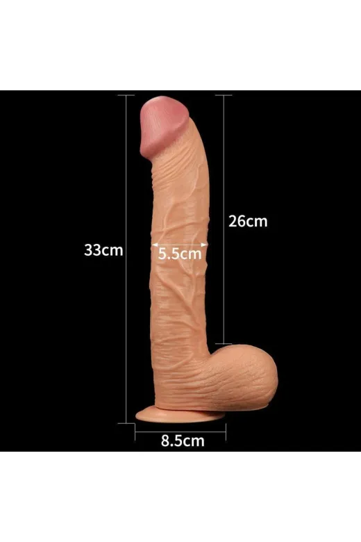 33 Cm Realistik Dev Penis