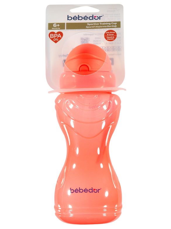 330ML Sportif Pipetli Bardak Neoan Pembe