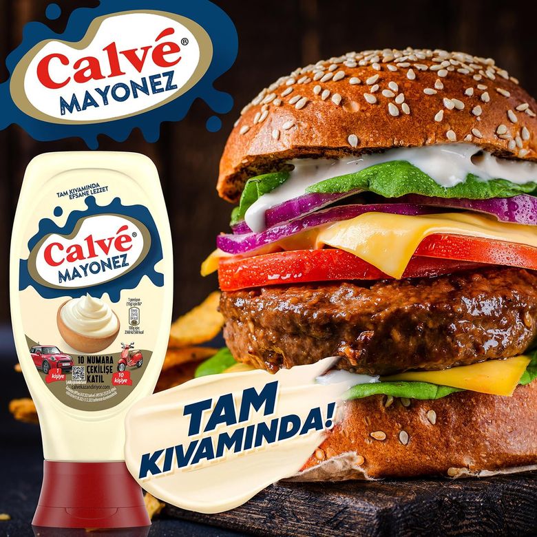 33665214 Calve Mayonez Tam Kıvamında Efsane Lezzet 540 Gr 6 Adet