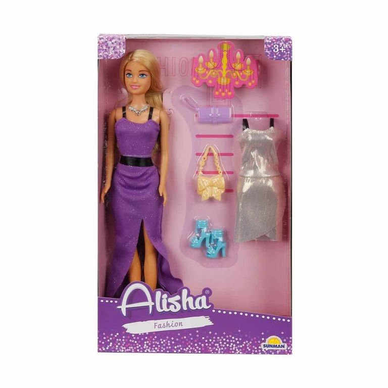 3393 NessiWorld-RST-SIS Yedek Kıyafetli Bebek Set 29 cm