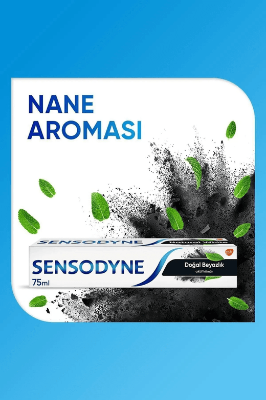 3647255 Sensodyne Doğal Beyazlık Kömürlü 75 Ml