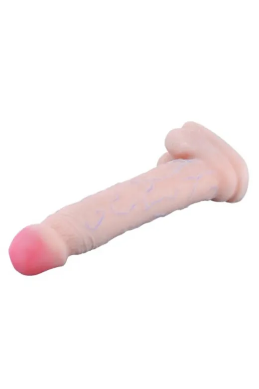 37 Cm Gerçekçi Silikon Vantuzlu Damarlı Büyük Penis