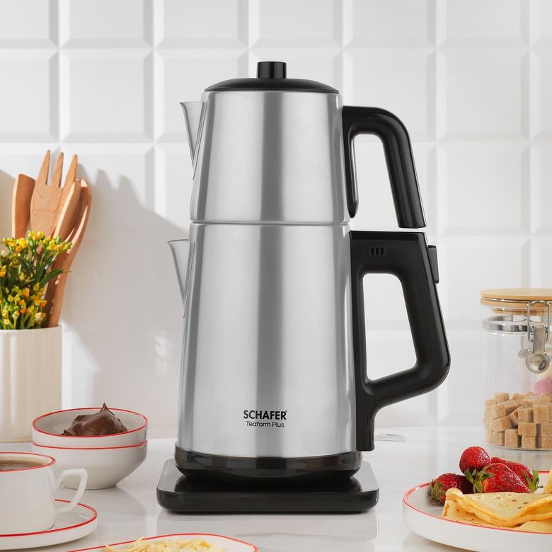 ₺3.799,00 Schafer Teaform Plus Paslanmaz Çay Makinesi-Inox