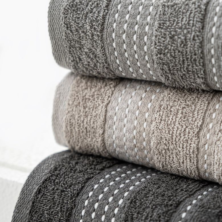 ₺399,95h Schafer Home Liva 3 Lü Havlu Seti 30X50 Cm-Asorti01