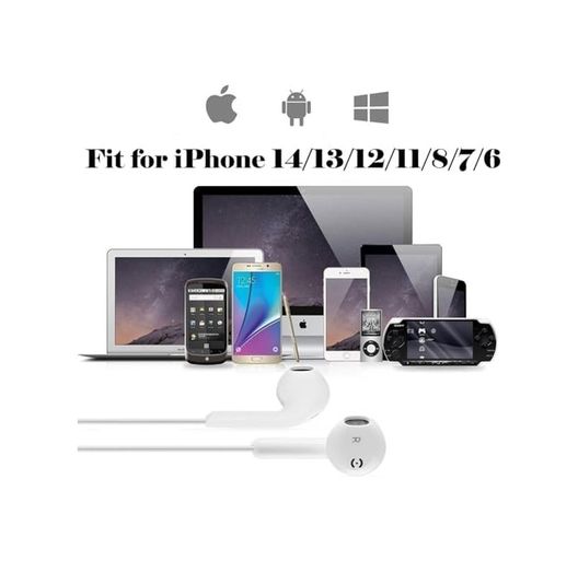 3C 131618173 İphone İle Uyumlu 14/13/12/11/8/7/x/pro/pro Max İçin Kulaklık, Kablolu, Kulak İçi Kulaklık, Hi-Fi Stereo Uyumlu Kulaklık, Kablolu Kulaklık