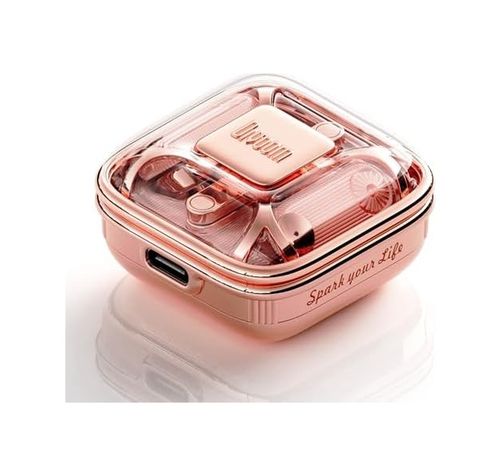 3C 131620552 Divoom Spark Air Pembe Tws Bluetooth 5.3 Kablosuz Kulakiçi Kulaklık, Led Ekranlı Şarj Kutusu,dokunmatik Kontrol, İos Android Uyumlu, Müzik Ve Yürüyüş İçin Earbuds, Pembe