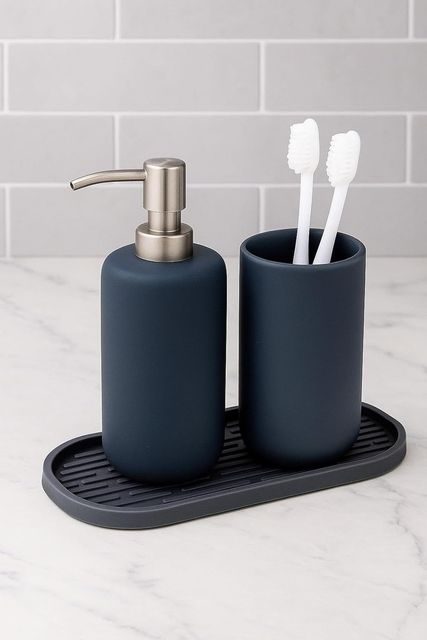 3C 131622611 Oval Silikon Yağdanlık Yağlık Standı Altlık Çok Amaçlı Organizer Sunumluk Sabunluk Altlığı