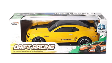 3D Lights elwnI5fxAv Kumandalı Şarjlı Işıklı Drift Racing Araba 41 Cm 1:10 -Can