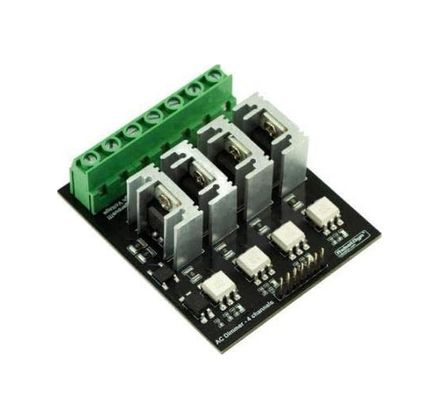 3DMakerpro 126633632 Ac Işık Dimeri Modülü, 4 Kanal, 3.3V/5V Mantık, Ac 50/60Hz, 110V 400V, 10A Başına