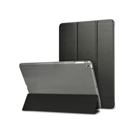 3DMakerpro 131612294 İpad 11.nesil A16 11Inç/10.nesil 10.9Inç İle Uyumlu Kılıf Saydam Arka Kapak Flip Smart Cover Katlanabilir Standlı Darbe Emici Koruyucu Tablet Kılıfı Akıllı Uyku Özellikli Siyah