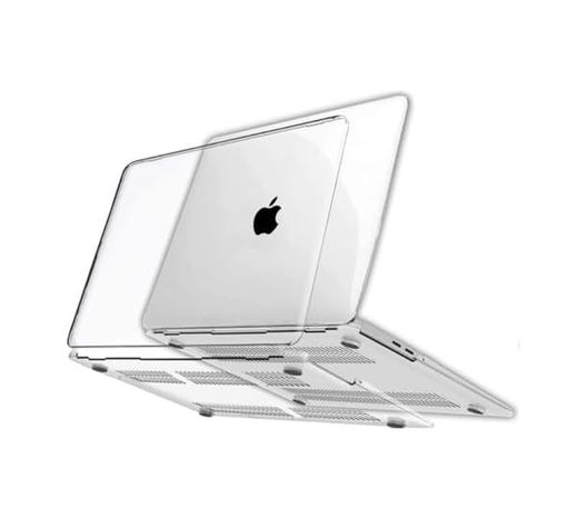 3DMakerpro 131612486 Macbook Air 13.3 İnç 2018-2022 Arası M1 Çip İle Uyumlu Şeffaf Dayanıklı Koruyucu Kılıf, Ultra İnce Kabuk Koruma Sert Kapak A1932 A2174 A2179 A2337 Şeffaf