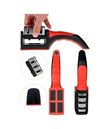 3Er 57855210127034680184975 Bıçak Bileme Aleti 3 Aşamalı, 3 Açılı Bıçak Bileyici,bıçak Keskinleştirmek İçin Pratik Mutfak Eşyası -
