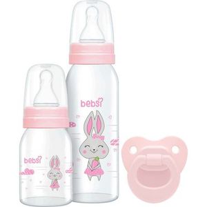 3'lü Pembe Set Cam Biberon