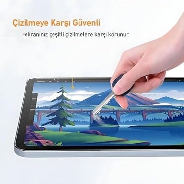 3M 131611590 Galaxy Tab A11 Plus İle Uyumlu Tablet Temperli Cam Ekran Koruyucu Kırılmaz Cam Koruma Tbk-01