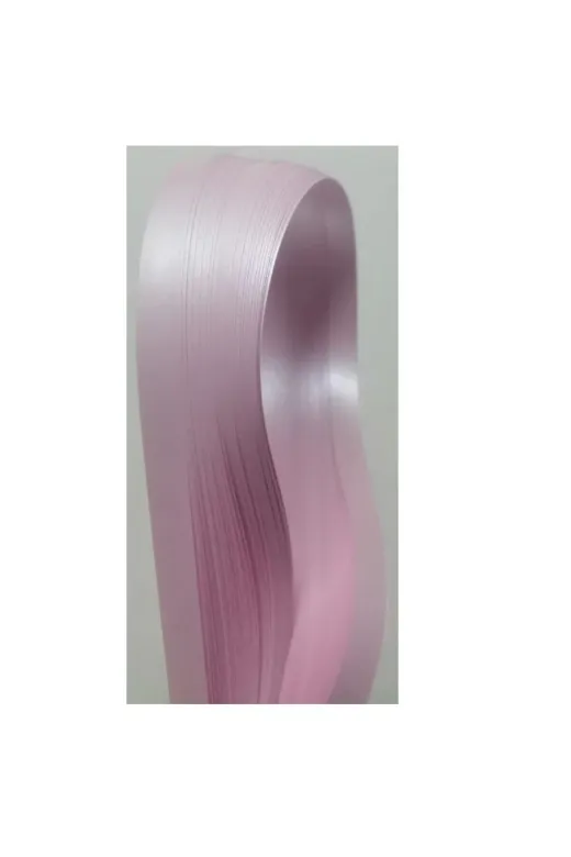 3mm-ALTN-50-QuillingSeti.com 3Mm Pembe Renkli 50 Adetli Sedefli Quilling Kağıdı