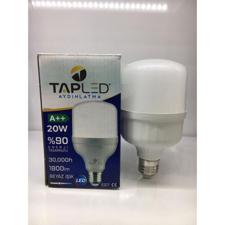 3SoGL5xpwM Tapled 20W Torch Ampul %90 Enerji Tasarruflu Beyaz Işıklı