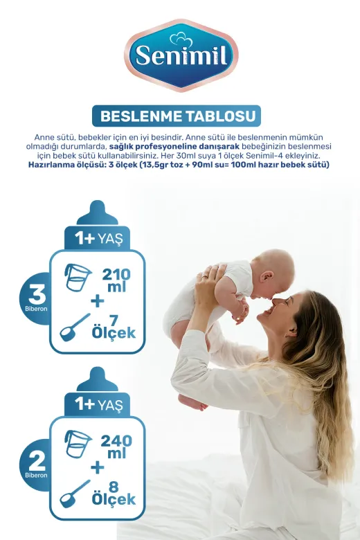 4 Çocuk Devam Sütü 800 Gr (+1 Yaş) 10 Lu Avantaj Paketi