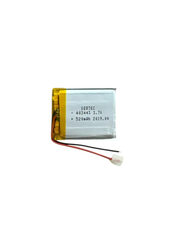 403443 3.7V 520 MAh Li-Polymer Pil (Devreli/1.5A)