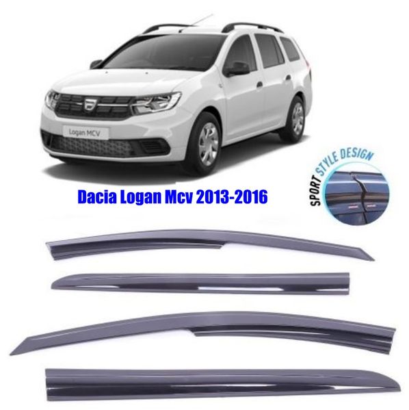 42528234 Dacia Logan Mcv Mugen Cam Rüzgarlığı 2013-2019 Arası 4'lü Sunplex