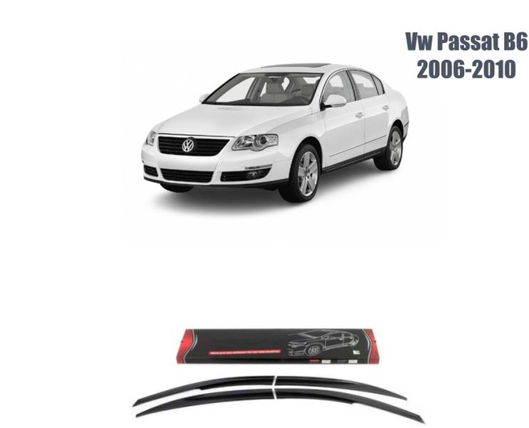 42528357 Vw Passat B6 Mugen Cam Rüzgarlığı 2006-2010 Arası 4'lü Sunplex